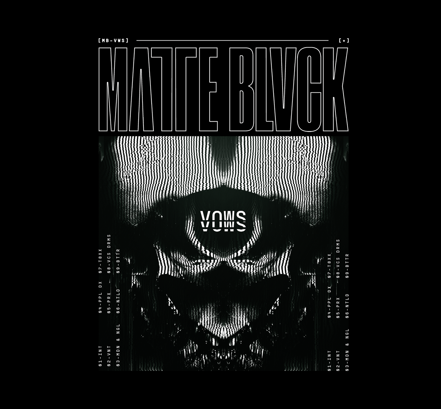 Matte Blvck - VOWS ZIPPER HOODIE