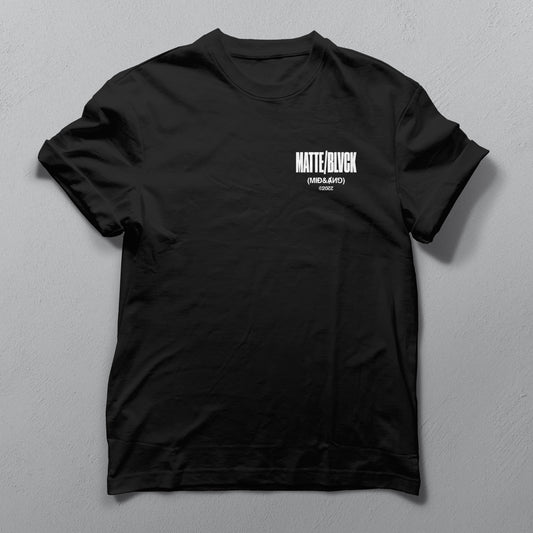 Matte Blvck - Midnight & Angel (Back Print Tee)