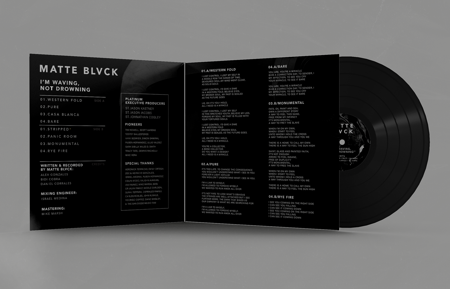 Matte Blvck - I'm Waving, Not Drowning (Reprint) LP